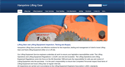 Desktop Screenshot of liftinggearhampshire.com